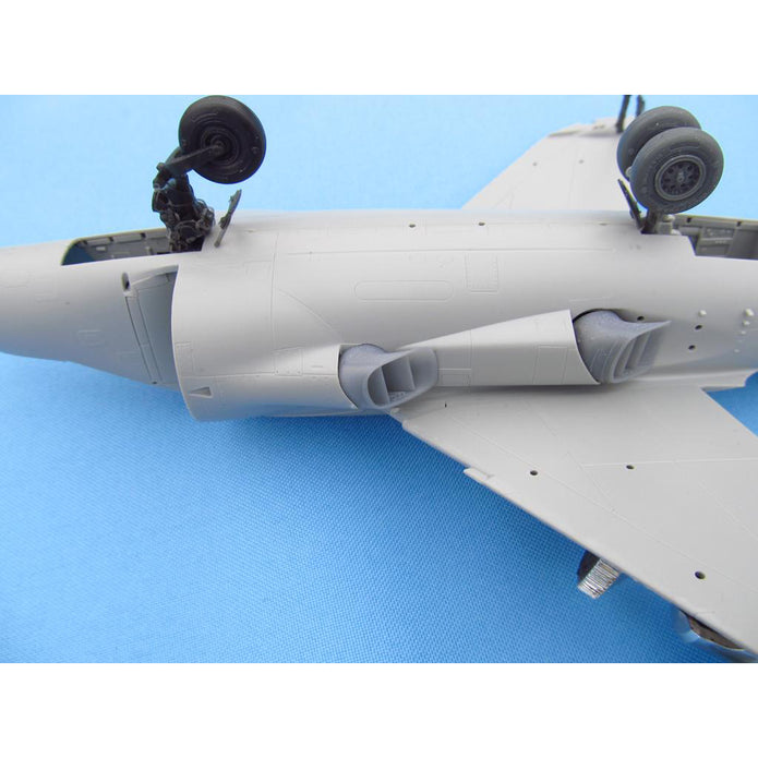 Harrier GR1/GR3, Swiveling Nozzles (3D-Printed) Scale 1:48 (Recommended for kit: Kinetic) Metallic Details MDR48135 - For Models Aircraft Kits