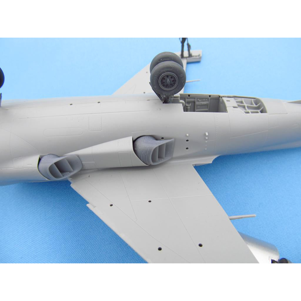 Harrier GR1/GR3, Swiveling Nozzles (3D-Printed) Scale 1:48 (Recommended for kit: Kinetic) Metallic Details MDR48135 - For Models Aircraft Kits
