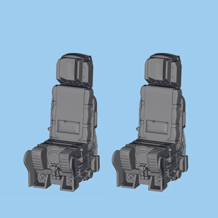 Lockheed SR-71 Blackbird, Ejection Seats (3D-Printed) Scale 1:48 (Recommended for kit: Testors, Revell) Metallic Details MDR48137 - For Model Aircraft Kits