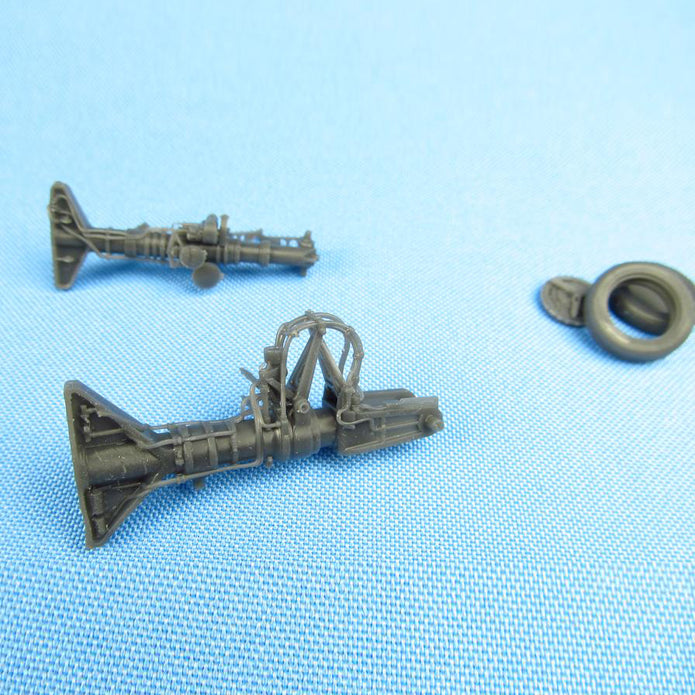 Lockheed SR-71 Blackbird, Landing Gears, Wheel Bays, Wheels (for Revell) Scale 1:48 Metallic Details MDR48138