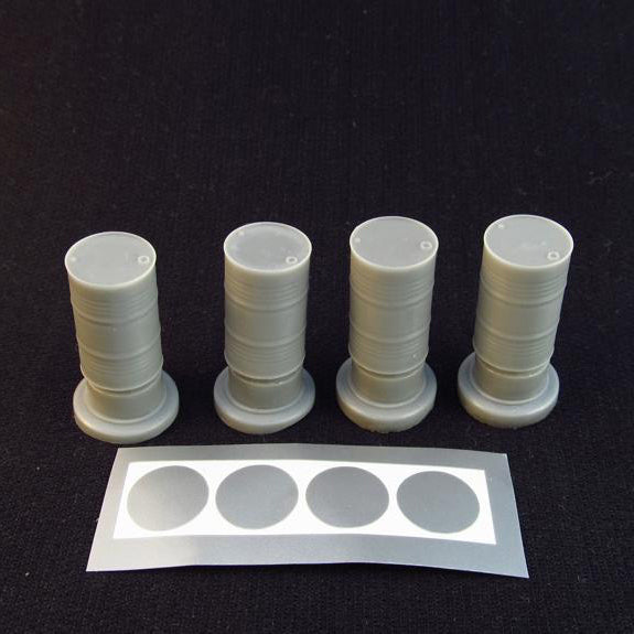 Drum 200 l (4 pcs) Scale 1:48 Metallic Details MDR4813
