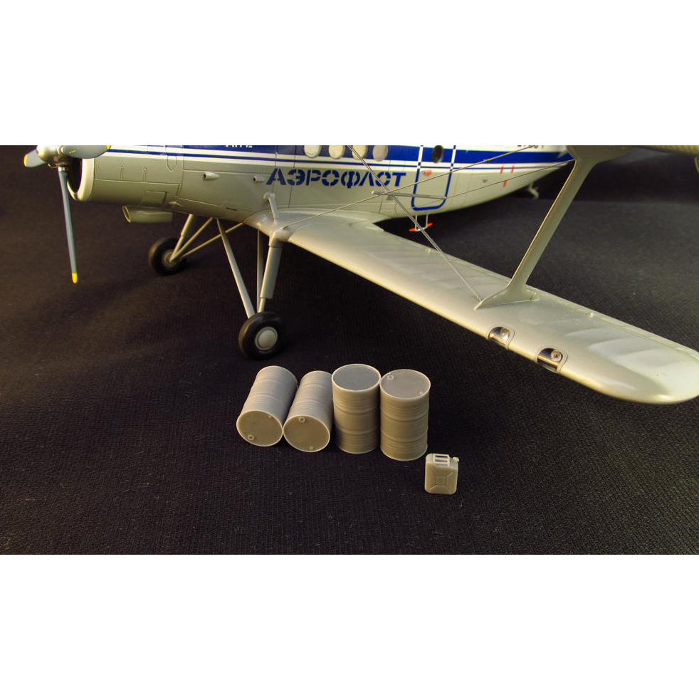 Drum 200 l (4 pcs) Scale 1:48 Metallic Details MDR4813