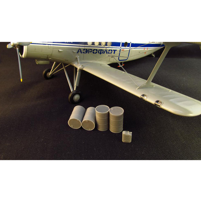 Drum 200 l (4 pcs) Scale 1:48 Metallic Details MDR4813