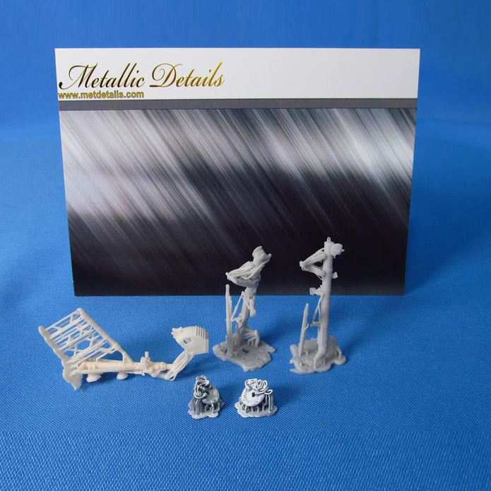 Sukhoi Su-27, Landing Gears (for Kitty Hawk) Scale 1:48 Metallic Details MDR48143