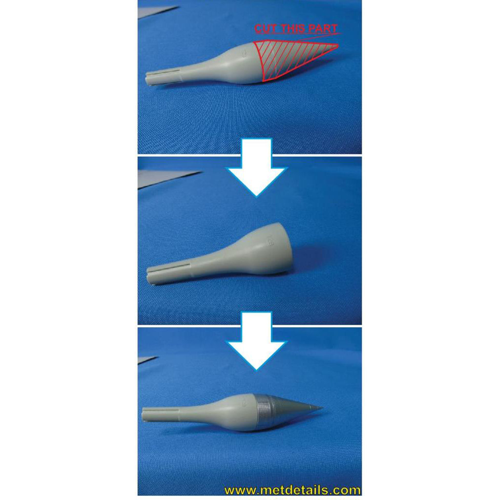 Lockheed SR-71 Blackbird, Inlet Cone (for Revell) Scale 1:48 Metallic Details MDR48145