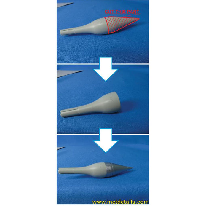Lockheed SR-71 Blackbird, Inlet Cone (for Revell) Scale 1:48 Metallic Details MDR48145