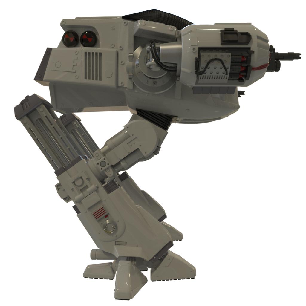 Fighting robot D-209 Scale 1:48 Metallic Details MDR48150