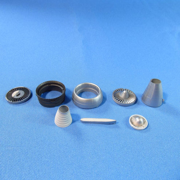 Fairchild Republic A-10 Thunderbolt II, Detailing sets Air Intakes, Fans and Nozzles (3D-Printed) Scale 1:48 (Recommended for kit: HobbyBoss) Metallic Details MDR48153 - For Model Kits Aircraft