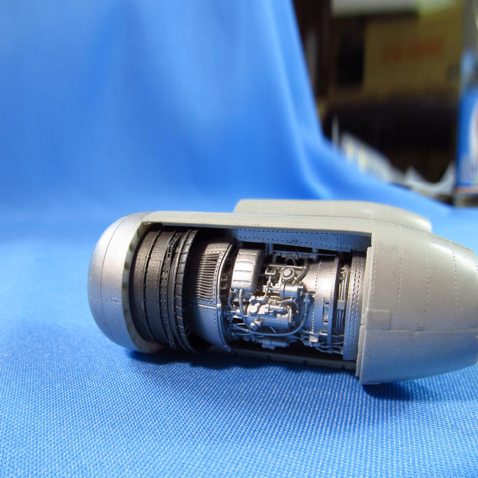 Fairchild Republic A-10 Thunderbolt II, Detailing set Engine (3D-Printed) Scale 1:48 (Recommended for kit: HobbyBoss) Metallic Details MDR48154 - For Aircraft Model Kits