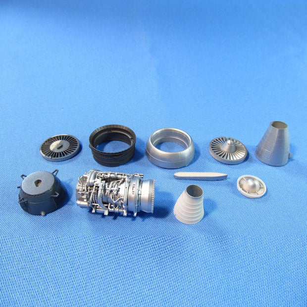 Fairchild Republic A-10 Thunderbolt II, Detailing set Engine (3D-Printed) Scale 1:48 (Recommended for kit: HobbyBoss) Metallic Details MDR48154 - For Aircraft Model Kits