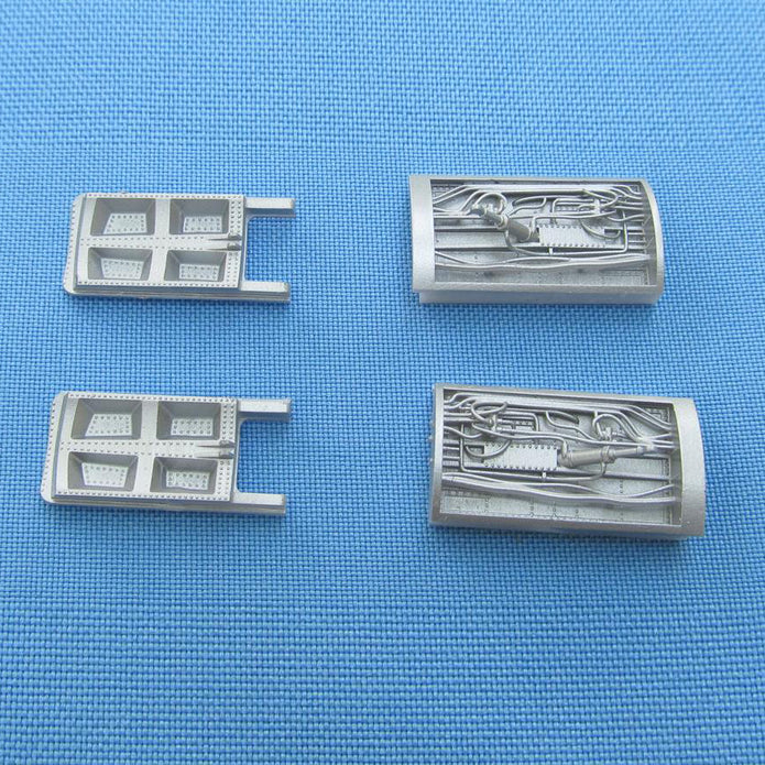 Lockheed U-2R, and TR-1A/B, Air Brakes (3D-Printed) Scale 1:48 (Recommended for kit: Italeri) Metallic Details MDR48155 - For Aircraft Model Kit