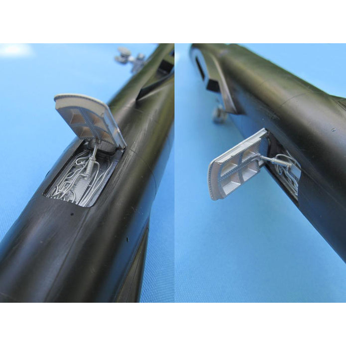 Lockheed U-2R, and TR-1A/B, Air Brakes (3D-Printed) Scale 1:48 (Recommended for kit: Italeri) Metallic Details MDR48155 - For Aircraft Model Kit