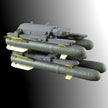 AH-64 Apache LongBow, Detailing set for helicopter model Exterior Details, Jet nozzels, Weapons Scale 1:48 Metallic Details MDR4815
