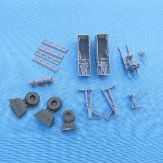 OV-10A Bronco, Landing Gears, Wheel Bays, Wheels (for ICM) Scale 1:48 Metallic Details MDR48160
