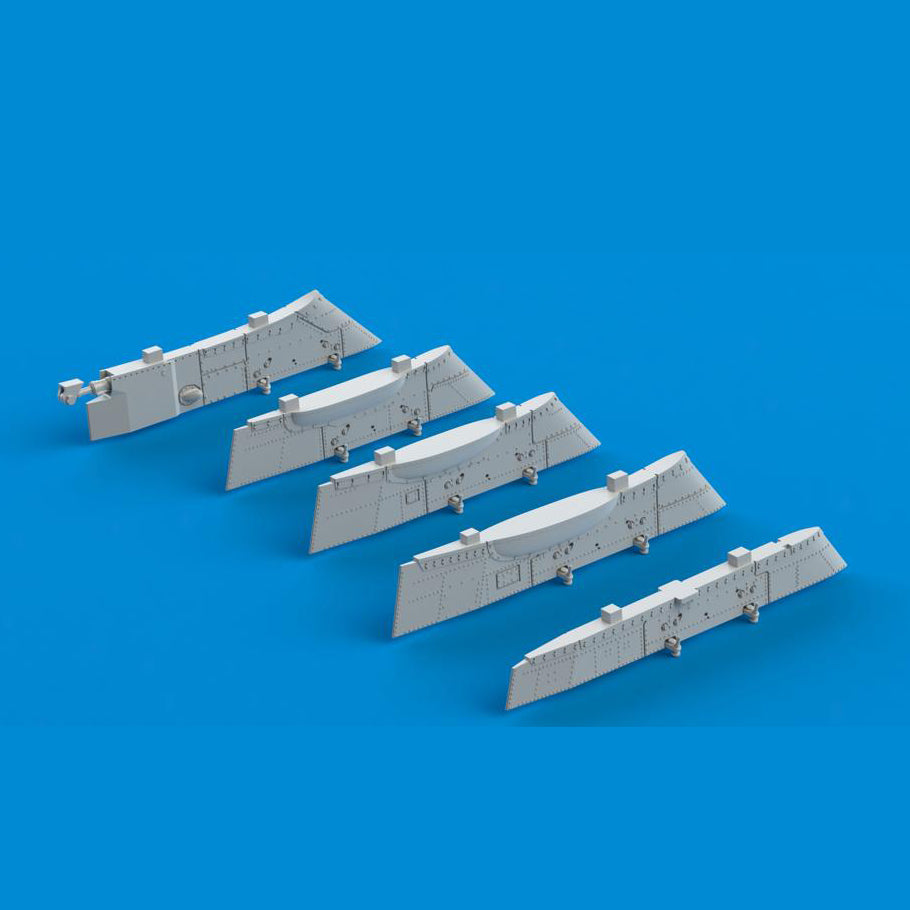 Fairchild Republic A-10 Thunderbolt II, Pylons detailling set (for HobbyBoss) Scale 1:48 Metallic Details MDR48161