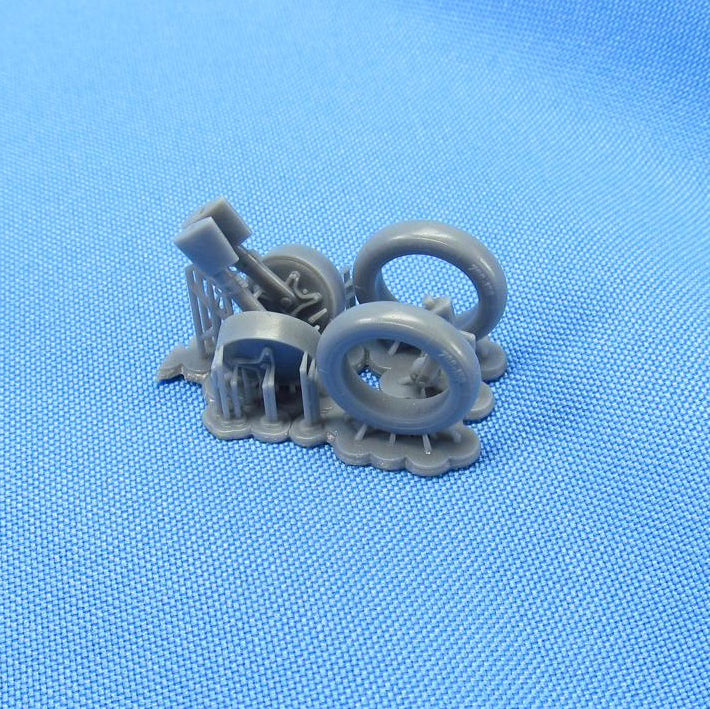 Polikarpov I-15, Landing Gears, Wheels (for AMG, Classic Airframes) Scale 1:48 Metallic Details MDR48162