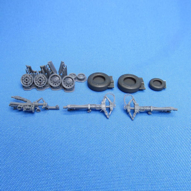 Fairchild Republic A-10 Thunderbolt II, Landing Gears, Wheels (for HobbyBoss) Scale 1:48 Metallic Details MDR48163