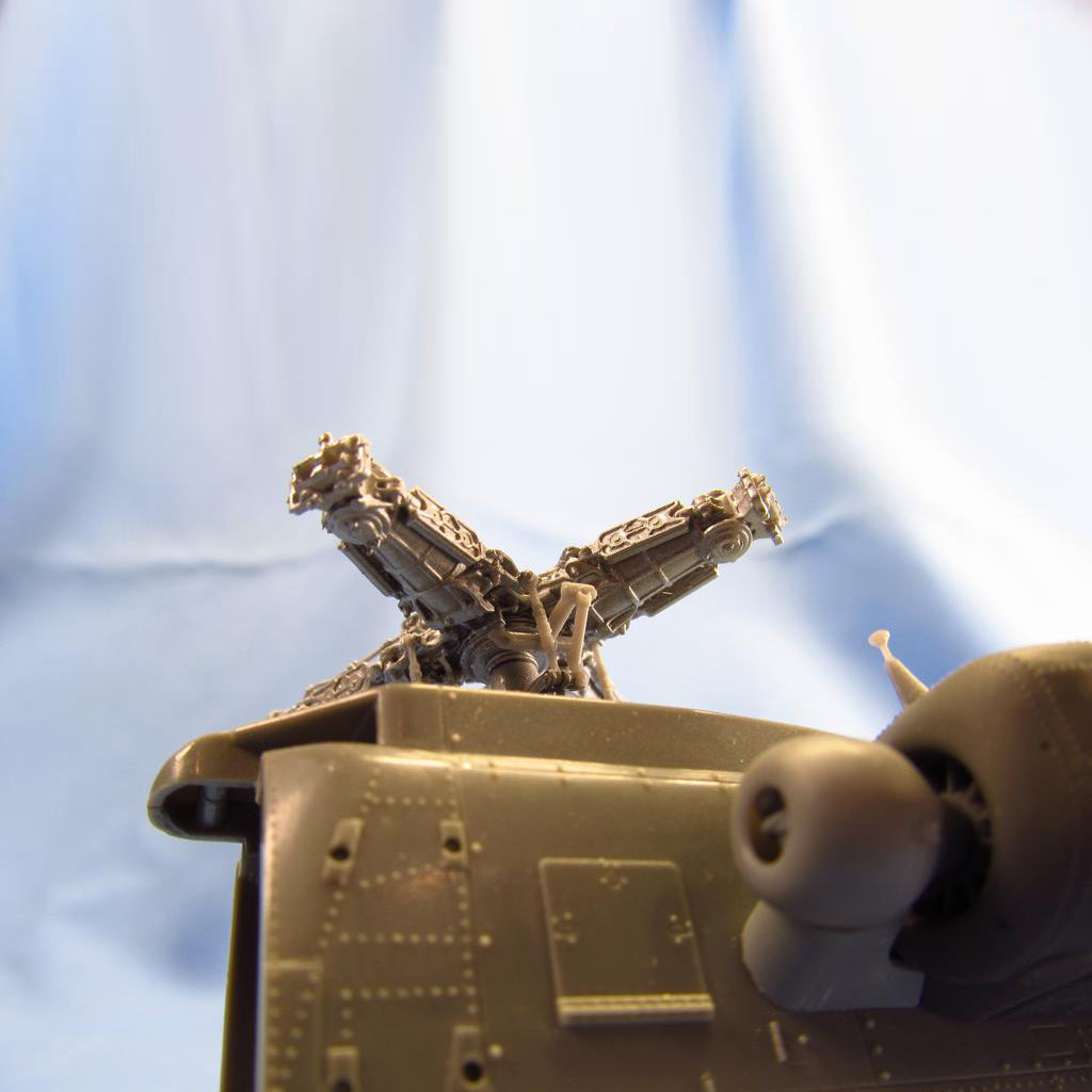 Helicopter AH-64 Apache, Main Rotor (for Academy, Hasegawa) Scale 1:48 Metallic Details MDR48164