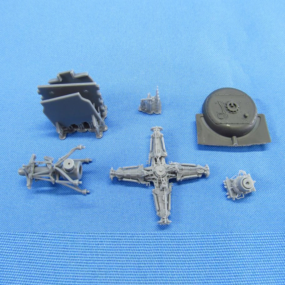 AH-64 Apache helicopter model, Longbow Main Rotor (for Academy, Hasegawa) Scale 1:48 Metallic Details MDR48166