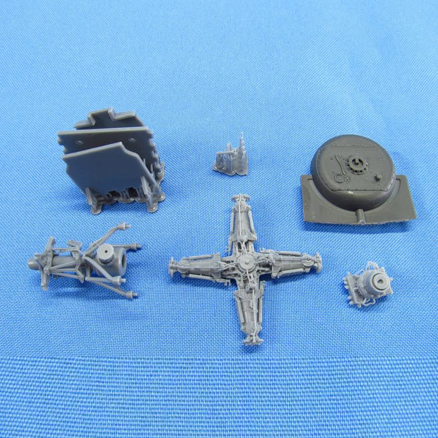 AH-64 Apache helicopter model, Longbow Main Rotor (for Academy, Hasegawa) Scale 1:48 Metallic Details MDR48166