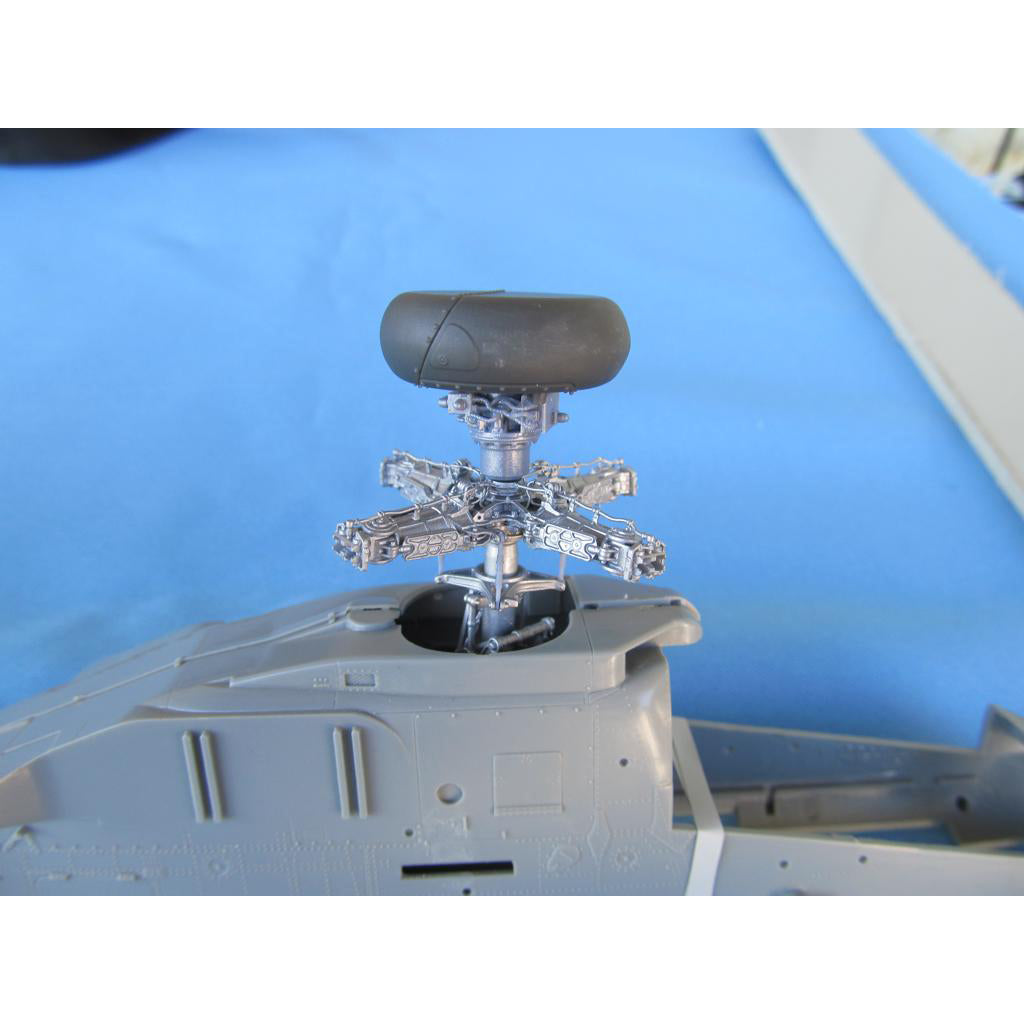 AH-64 Apache helicopter model, Longbow Main Rotor (for Academy, Hasegawa) Scale 1:48 Metallic Details MDR48166