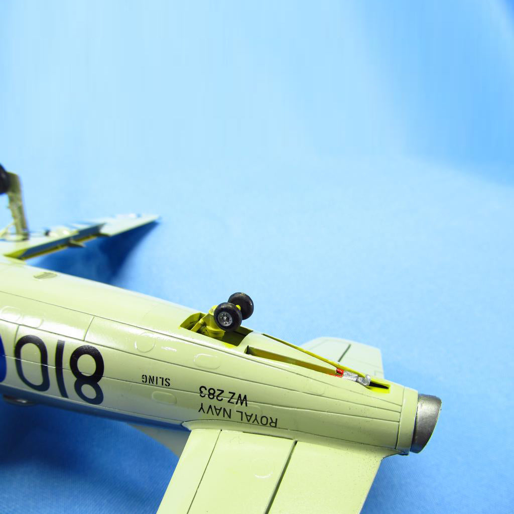 Supermarine Attacker FB.2, Landing Gears, Wheels (for Classic Airframes, Trumpeter) Scale 1:48 Metallic Details MDR48168