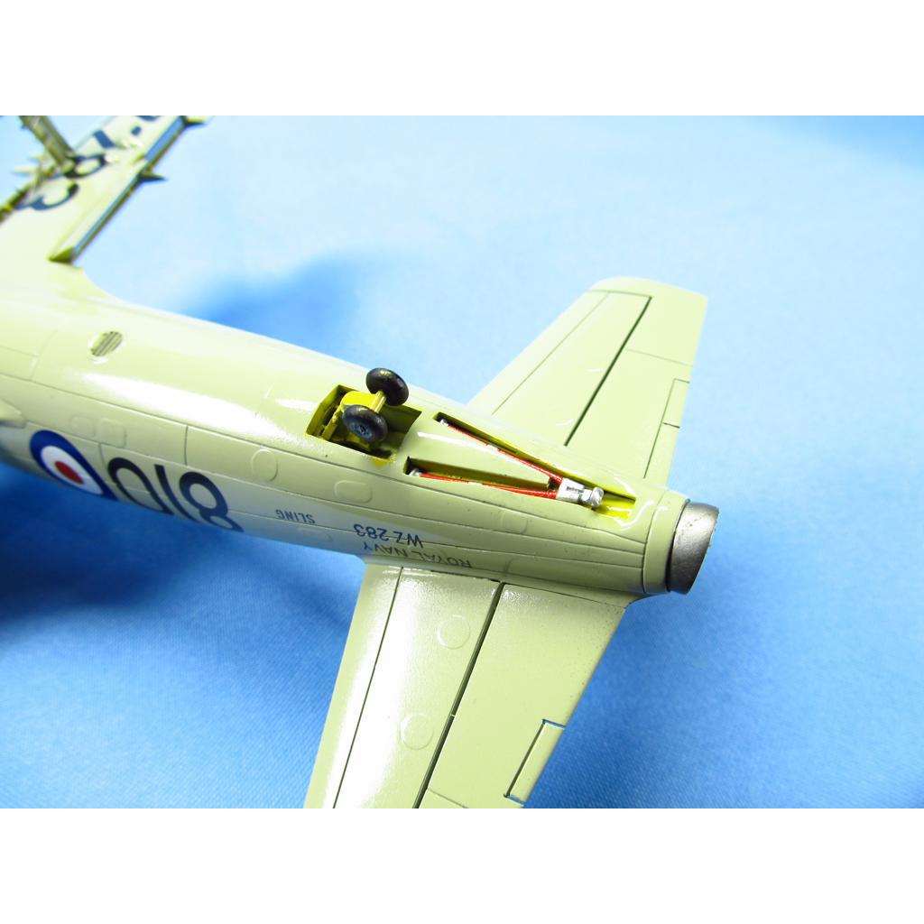 Supermarine Attacker FB.2, Landing Gears, Wheels (for Classic Airframes, Trumpeter) Scale 1:48 Metallic Details MDR48168