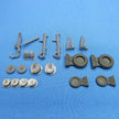 MiG-29, Landing Gears, Wheels (for GWH) Scale 1:48 Metallic Details MDR48175