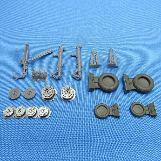 MiG-29, Landing Gears, Wheels (for GWH) Scale 1:48 Metallic Details MDR48175