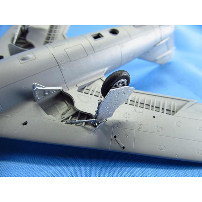 MiG-17, Landing Gears, Wheels (for HobbyBoss) Scale 1:48 Metallic Details MDR48181
