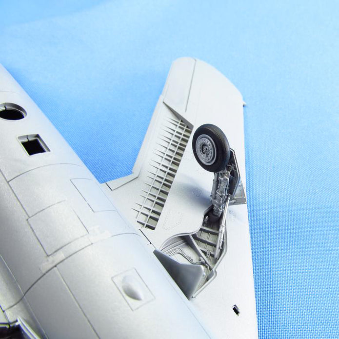 MiG-17, Landing Gears, Wheels (for HobbyBoss) Scale 1:48 Metallic Details MDR48181