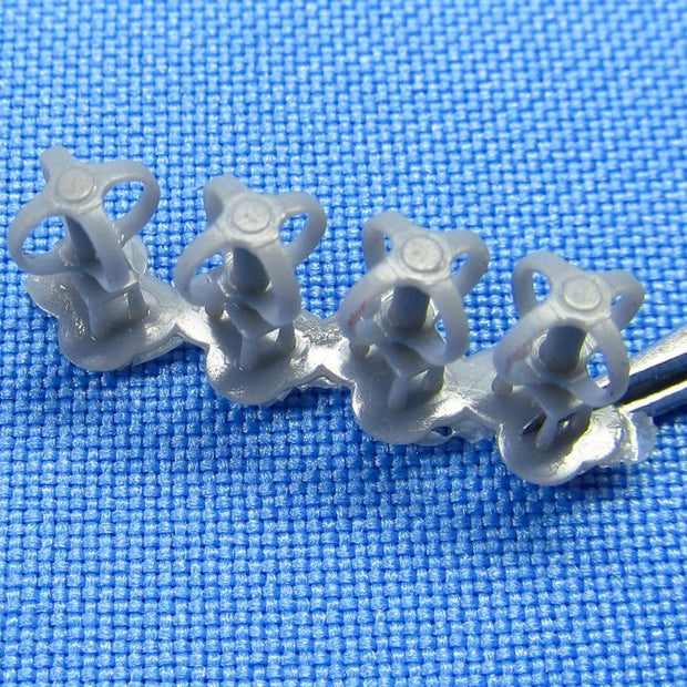 Egg-Beater UHF SatCom Antenna (4 pcs) Scale 1:48 Metallic Details MDR48183