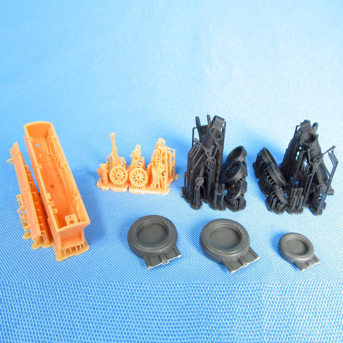 Blackburn Buccaneer, Landing Gears, Wheels (for Airfix) Scale 1:48 Metallic Details MDR48194