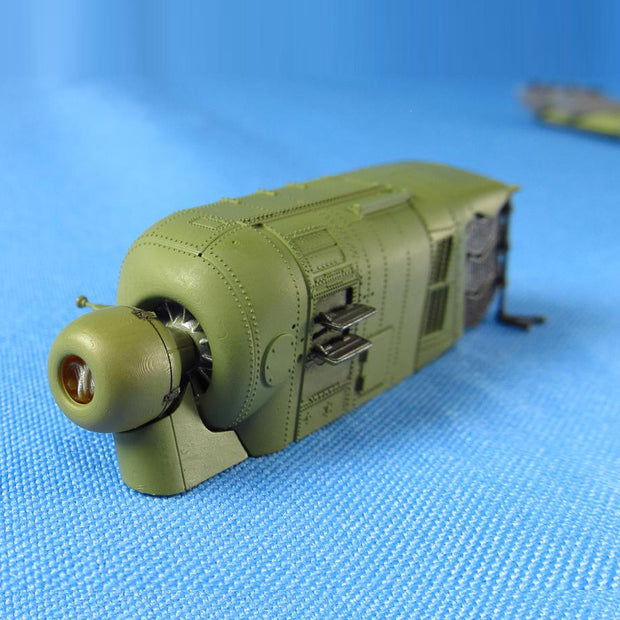 AH-64A/D Apache, Engines Detailing set (3D-Printed) Scale 1:48 (Recommended for kit: Hasegawa) Metallic Details MDR48195 - For Model Helicopter Kits