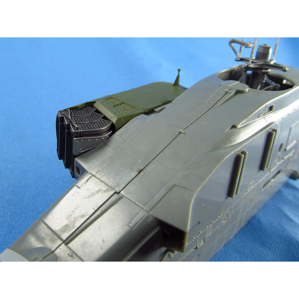 AH-64A/D Apache, Engines Detailing set (3D-Printed) Scale 1:48 (Recommended for kit: Hasegawa) Metallic Details MDR48195 - For Model Helicopter Kits