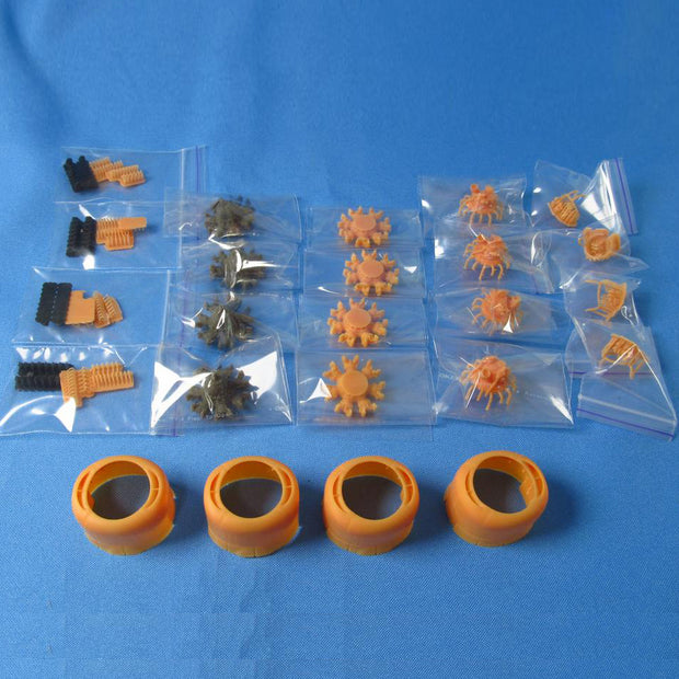 Consolidated B-24 Liberator, Cowlings with Engines (3D-Printed) Scale 1:48 (Recommended for kit: Monogram) Metallic Details MDR48198 - For Aircraft Model Kits