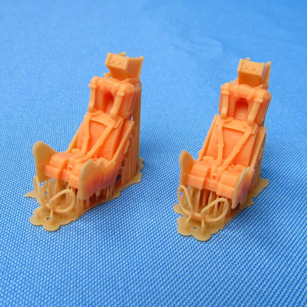 Blackburn Buccaneer, Ejection Seats 2 pcs, (3D-Printed) Scale 1:48 (Recommended for kit: Airfix) Metallic Details MDR48200 - For Models Aircraft Kits