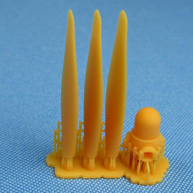 Vultee P-66 Vanguard, Propeller set (3D-Printed) Scale 1:48 (Recommended for kit: Dora Wings) Metallic Details MDR48204 - For Model Kits Aircraft