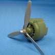 Vultee P-66 Vanguard, Propeller set (3D-Printed) Scale 1:48 (Recommended for kit: Dora Wings) Metallic Details MDR48204 - For Model Kits Aircraft