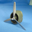 Vultee Vengeance, Propeller set (3D-Printed) Scale 1:48 (Recommended for kit: Dora Wings) Metallic Details MDR48205 - For Aircraft Model Kits
