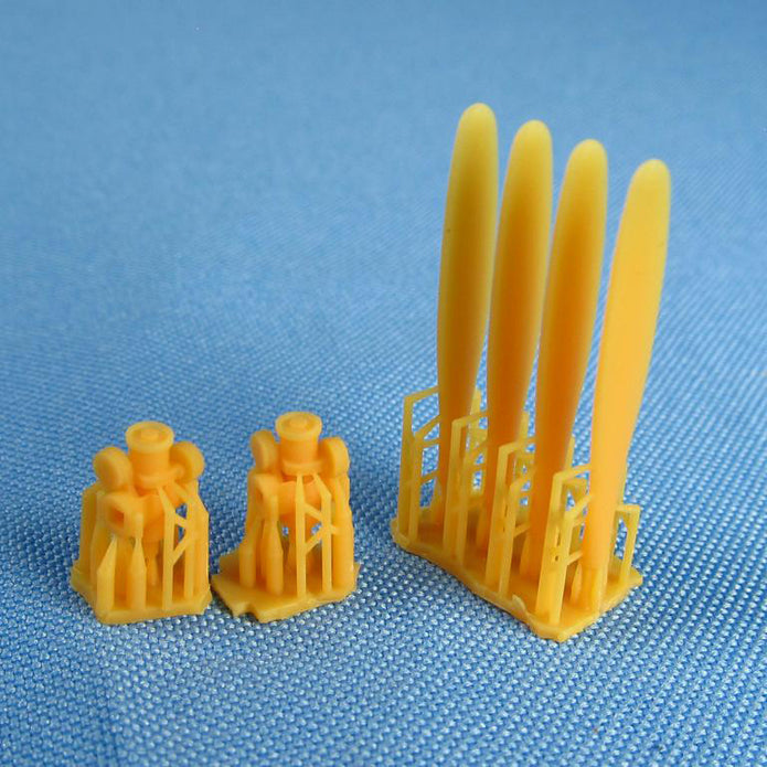 Curtiss-Wright AT-9 Jeep, Propeller set (3D-Printed) Scale 1:48 (Recommended for kit: Dora Wings) Metallic Details MDR48206 - For Aircraft Model Kit