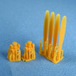Curtiss-Wright AT-9 Jeep, Propeller set (3D-Printed) Scale 1:48 (Recommended for kit: Dora Wings) Metallic Details MDR48206 - For Aircraft Model Kit