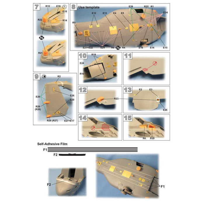 Bell MV-22 Osprey, Exterior Details (Resin, 3D-Printed) Scale 1:48 (Recommended for kit: HobbyBoss) Metallic Details MDR48218 - For Aircraft Models Kits