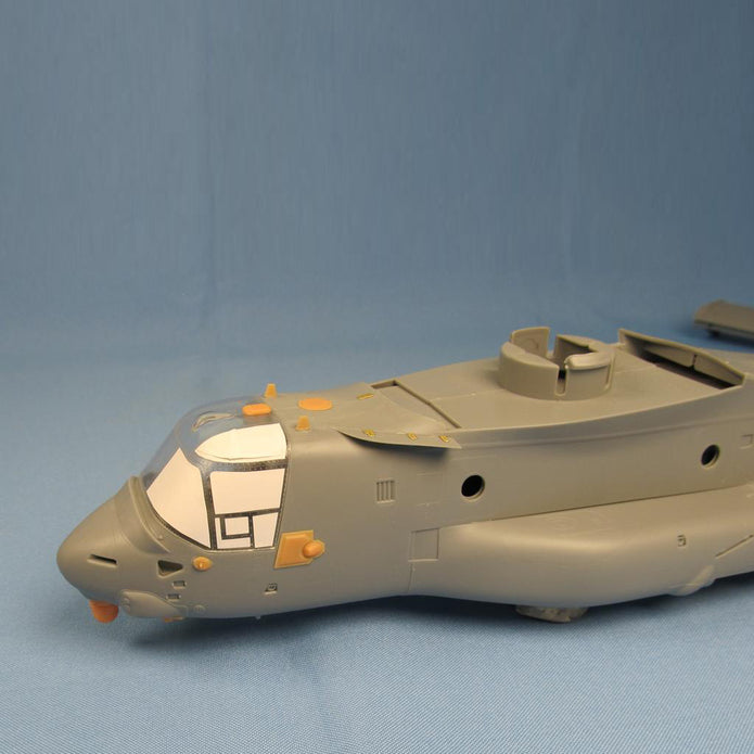 Bell MV-22 Osprey, Exterior Details (Resin, 3D-Printed) Scale 1:48 (Recommended for kit: HobbyBoss) Metallic Details MDR48218 - For Aircraft Models Kits