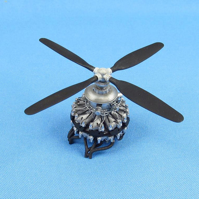 Douglas A-1 Skyraider, Wright R-3350-26WA Engines Detailing set (3D-Printed) Scale 1:48 (Recommended for kit: Tamiya) Metallic Details MDR48221 - For Model Kit Aircraft