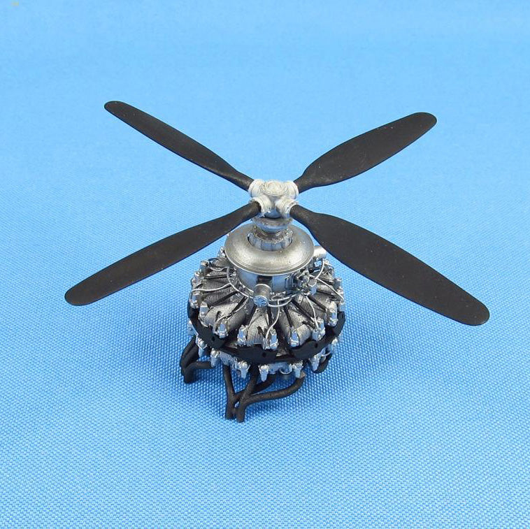 Douglas A-1 Skyraider, Wright R-3350-26WA Engines Detailing set (3D-Printed) Scale 1:48 (Recommended for kit: Tamiya) Metallic Details MDR48221 - For Model Kit Aircraft