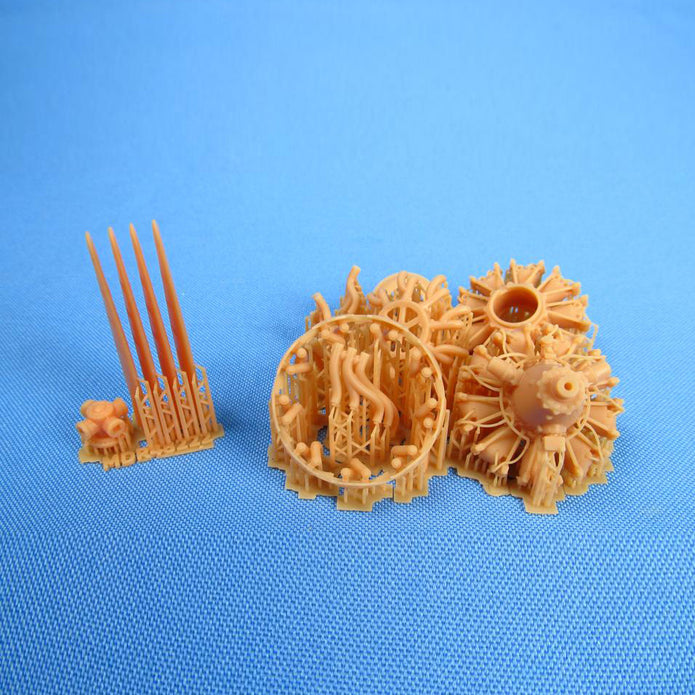 Douglas A-1 Skyraider, Wright R-3350-26WA Engines Detailing set (3D-Printed) Scale 1:48 (Recommended for kit: Tamiya) Metallic Details MDR48221 - For Model Kit Aircraft