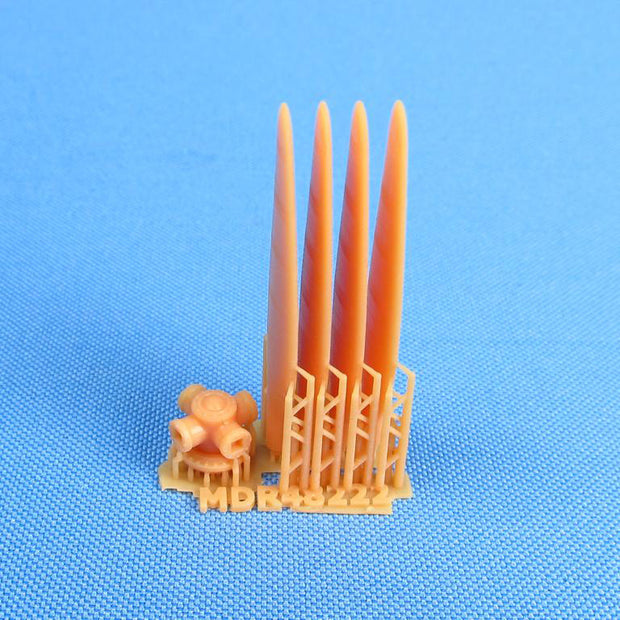 Douglas A-1 Skyraider, Propeller set (3D-Printed) Scale 1:48 (Recommended for kit: Tamiya) Metallic Details MDR48222 - For Models Aircraft Kits