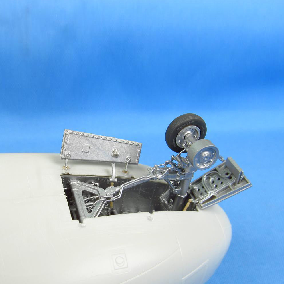 C-2A Greyhound, Landing Gears, Wheel Bays, Wheels (for Kinetic) Scale 1:48 Metallic Details MDR48224