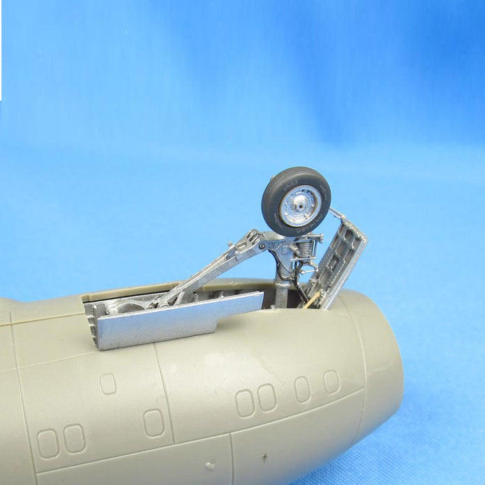 E-2C Hawkeye, Exterior Details, Landing Gears, Wheels (for Italeri, Kinetic) Scale 1:48 Metallic Details MDR48225